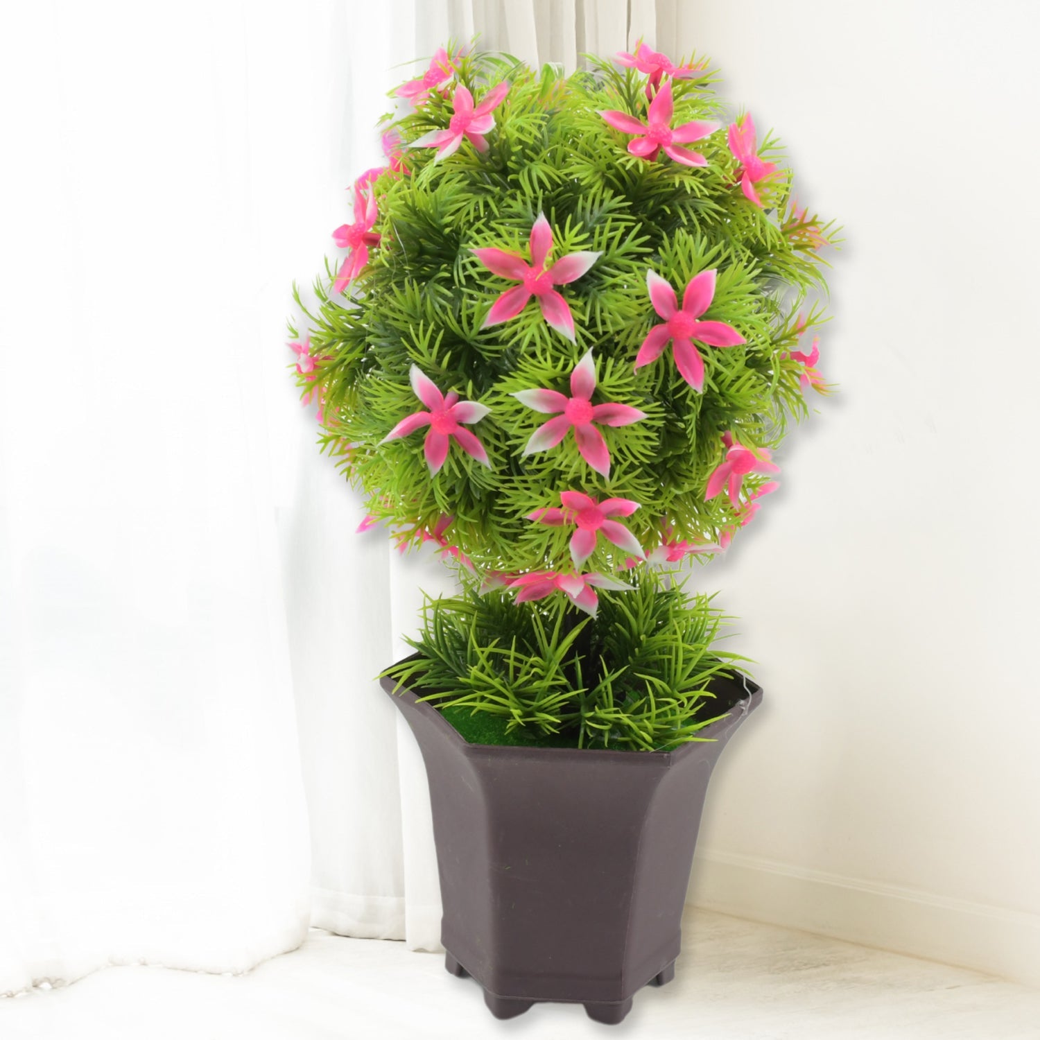 Wild Artificial Flower Plants with Cute Pot | Flower Plant for Home Office Decor | Tabletop and Desk Decoration | Artificial Flower for Balcony Indoor Decor, Plants for Living Room (1 Pc) Wild Artificial Flower Plants with Cute Pot | Flower Plant for Home Office Decor | Tabletop and Desk Decoration | Artificial Flower for Balcony Indoor Decor, Plants for Living Room (1 Pc)
